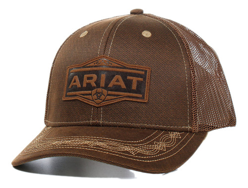 Ariat Gorra Logo Hombre, Marrón, Marrón