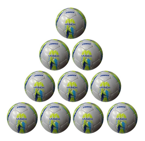 Pelota Munich Force Pu Pro N° 5 Fútbol X 10 Unidades Sgc