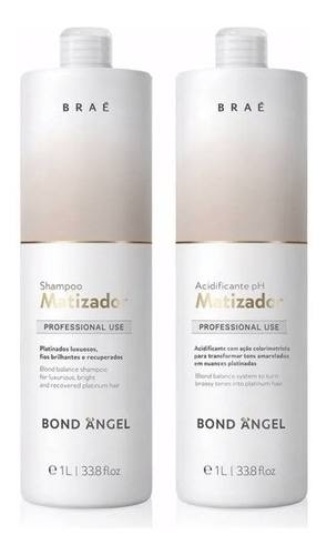 Braé Bond Angel Shampoo + Ph Acidificante Matizador 2x1l