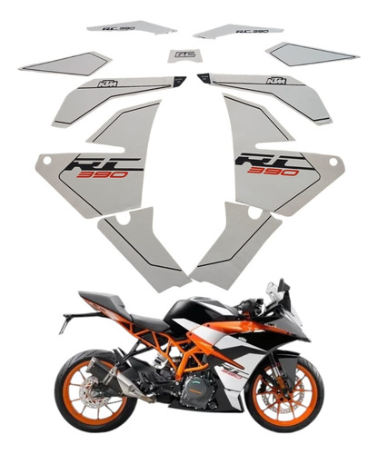 Calcomanias Ktm Rc 390 2017 2019 Kit Completo