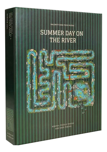 Juego De Rompecabezas Summer Day On The River Maze Puzzle To