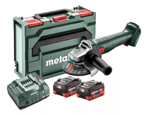 Amoladora angular a batería 18V W 18 L 9-125 Ø 125mm Metabo