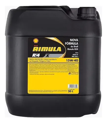 Óleo Rimula Rt4 X 15w40 Shell 20 Litros | Parcelamento sem juros