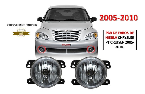 Par De Faros De Niebla Chrysler Pt Cruiser  2006-2010.