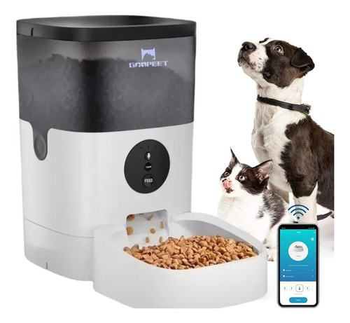 4l Alimentador Automático Para Mascotas Con Aplicación Wifi