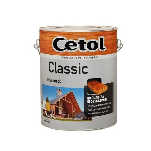 Cetol Classic Satinado Cedro Protector.4lt+ Pincel 10 Oferta