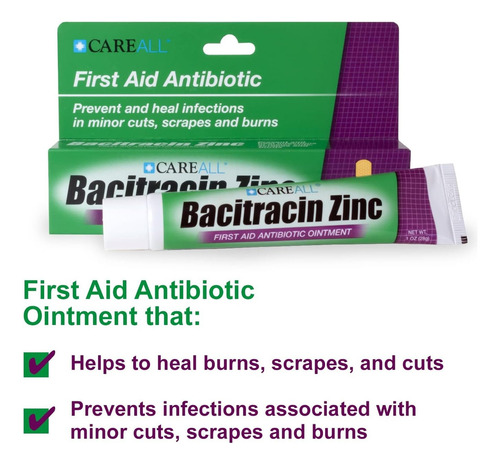 Ungüento Anti Bio Tico Bacitracin Zinc Careall 28g