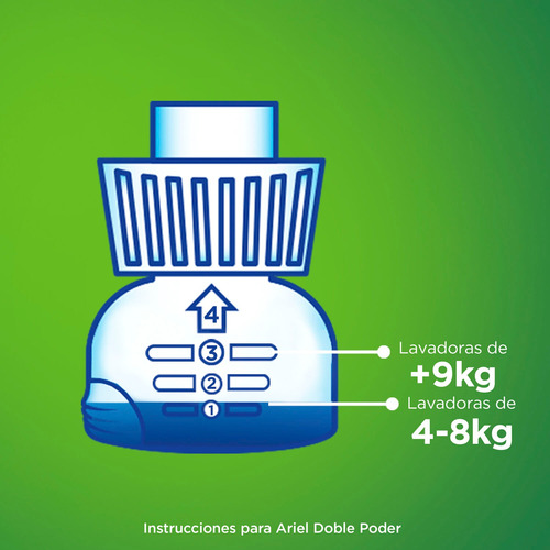 Pack 3 Detergente Líquido Ariel Concentrado Doble Poder 1.8l