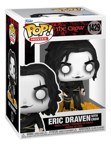 Funko - Pop! Movies - The Crow - Eric Draven With Crow #1429