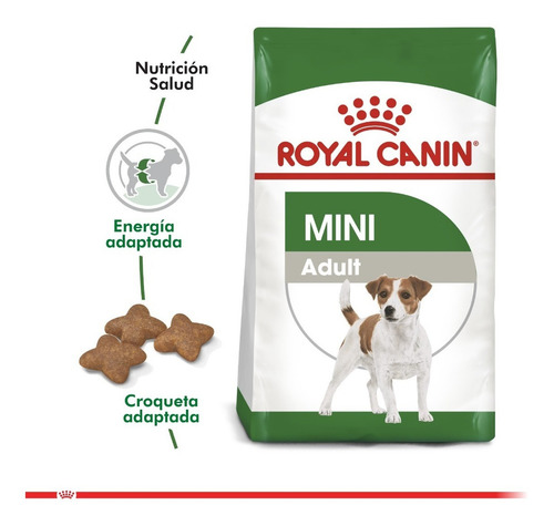 Alimento Royal Canin Size Health Nutrition Mini Adult para perro adulto de raza pequeña sabor mix en bolsa de 7.5kg