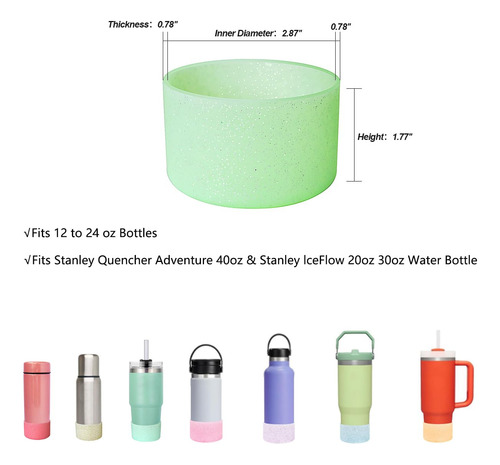 Funda De Silicona Para Vaso E Hidrotermo Stanley Quencher