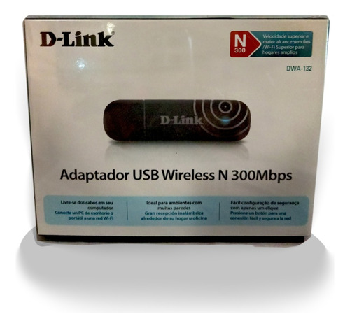 Dwa-132  Adaptador Usb  Wireless N 300 Mbps