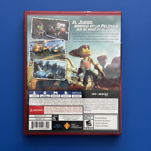 Ratchet And Clank Ps4 Playstation Original (Usado)