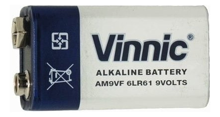 Bateria 9v Alcalina Vinnic Alkaline 9 Volts Pila