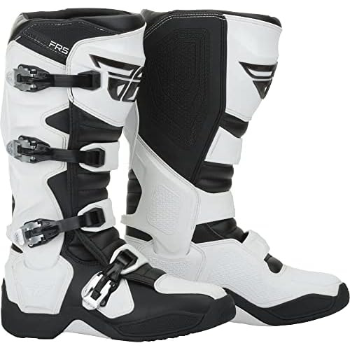 Botas De Motocross Fr5 Adultos (blanco, Talla 07 Ee. Uu...