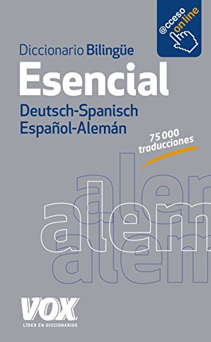 Libro Diccionario Bilingüe Esencial Deutsch Spanisch Español