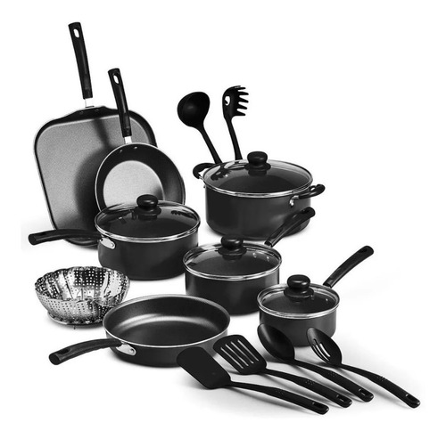 Batería De Cocina Tramontina Primaware Sartenes 18 Piezas 