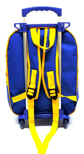 Imagem 5 de 10 de Kit Mochila Infantil Escolar Patrulha Canina Super Filhotes Paw Rodinhas Tam G F5