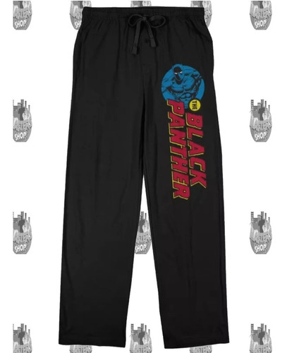 Pants Pijama Black Panther Marvel Comic Hot Topic Original