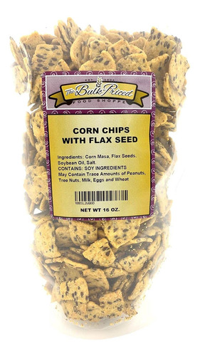 Chips De Maíz Con Semillas De Lino, Refrigerios Saludables,