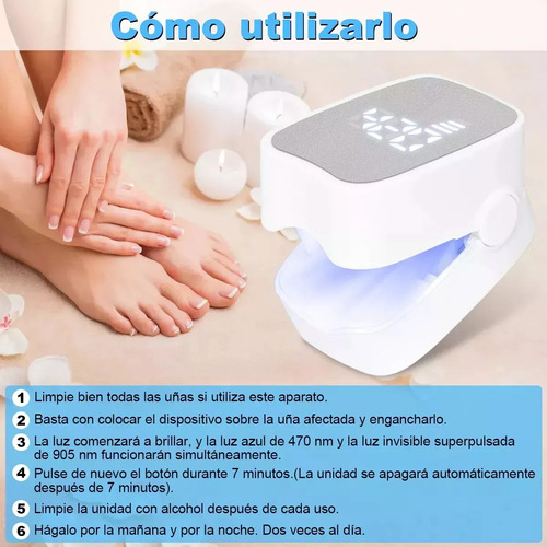 2pctratamiento Láser De Hongos En Las Uñas Y La Onicomicosis Negro