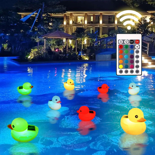 Luces Solares Flotantes,luces Flotantes De Pato Para Alberca
