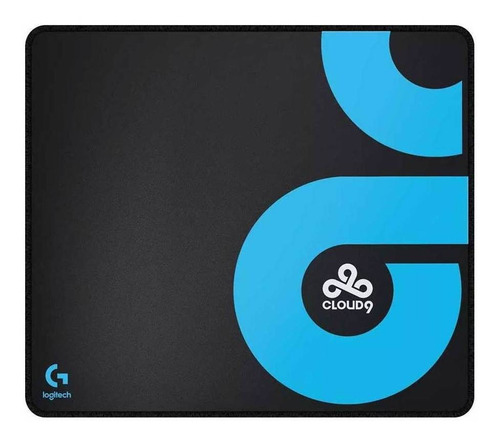 Mouse Pad gamer Logitech G G640 Serie G de tela Cloud 9 l 40mm x 46mm x 3mm negro/azul