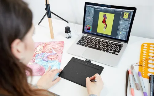 Tableta Wacom Intuos Ctl4100w Small Bluetooth + Otg Regalo