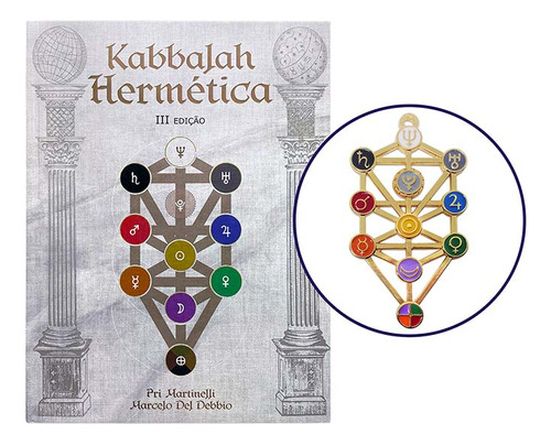 Livro Kabbalah Hermética 3º Edição + Pantáculo Sefirot