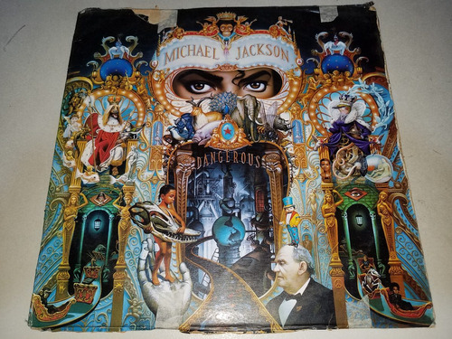 Lp Vinilo Disco Acetato Michael Jackson Dangerous Pop