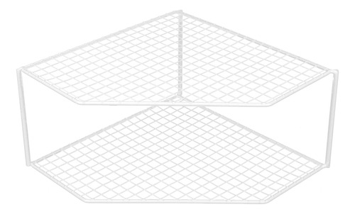 Fomiyes Organizador De Estante Esquinero De 2 Niveles Para .