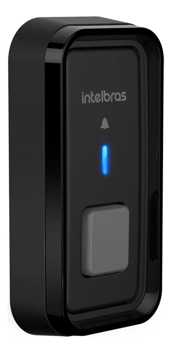 Campainha Cib 101s Preta Sem Fio C/ Bateria Intelbras Preto 100 A 240 Vac