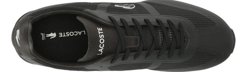 Tenis Lacoste Original Low Pro Tech Negro Hombre Deportivo