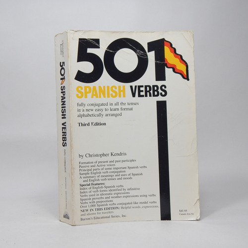 501 Verbos En Español Christopher Kendris Barrons 1990 Bg1