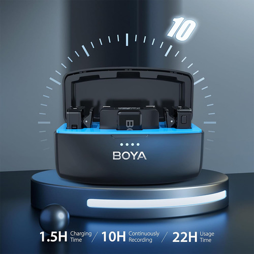 2 Micrófonos Inalámbricos Boya Boyamic | Memoria Interna 8gb