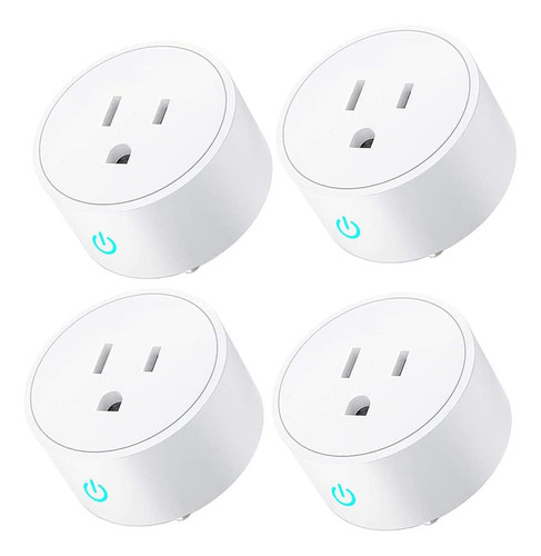 Enchufe Inteligente Wifi Cozylife App Alexa Google Home 4pcs Color Blanco