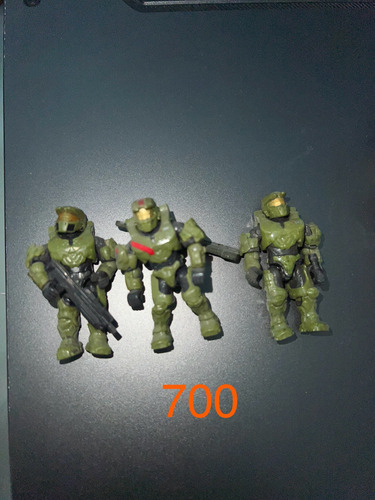 Halo Mega Construx Equipo Rojo (los De La Foto) 3 (Usado)