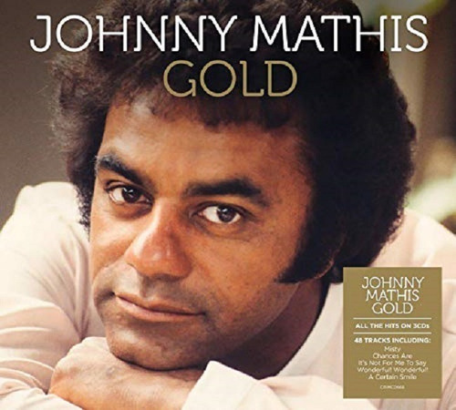 Johnny Mathis - GOLD GREATEST HITS - CD de caixa tripla de papelão 2020 produzido pela Sony Music