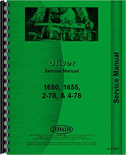 Oliver 1650 Manual Servicio Tractor