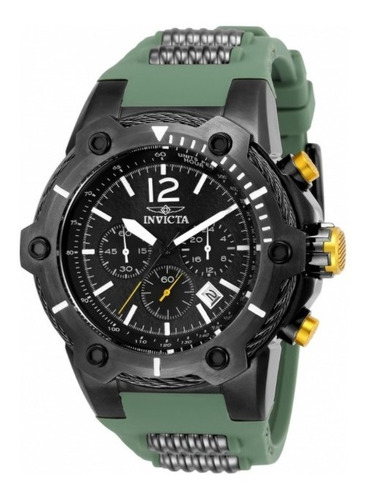 Relógio Invicta Bolt Men 25471 Original Militar Verde Preto