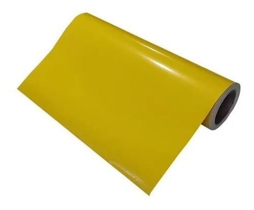 Adesivo Vinil Para Envelopamento Amarelo Canário 1m X 1,20m