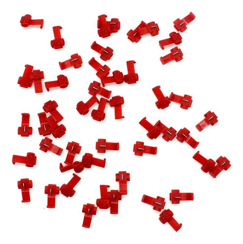 50 Piezas 16-22 Awg Bloqueo Conectores De Empalme Terminales