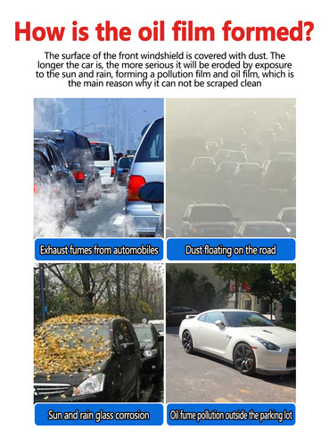L Car Diant Gear Removal Paste Front Windshield Cleaning Ag