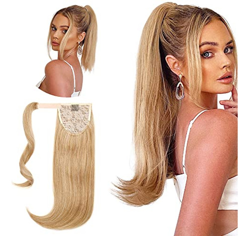 Seikea 20  Extensiones De Cola De Pony Clip En Wrap Rfhxr