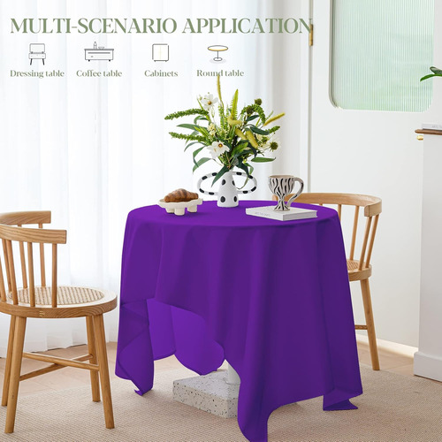 Mantel De Poliéster Impermeable Y Antimanchas Para Mesa