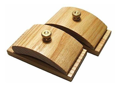 1 Par Clips Madera De Fresno Quilt Obsesiones Ensamblado - G