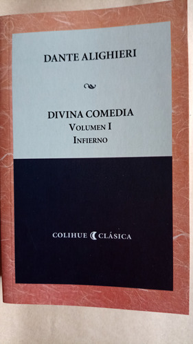 Divina Comedia Volumen 1 Infierno - Dante Alighieri 