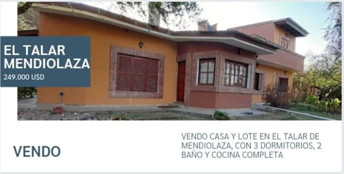 Imagen 1 de 11 de Vendo Casa+lote Talar De Mendiolaza