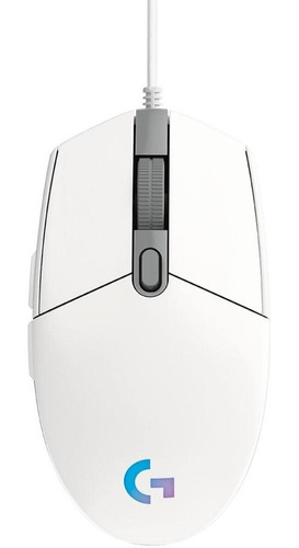 Mouse Gamer Logitech Alambrico G203 Usb800 Blanco 910-005 /v