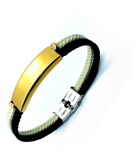 Imagen 3 de 6 de Pulsera Spotify Acero Grabado Láser Alerta Médica 1125·1126